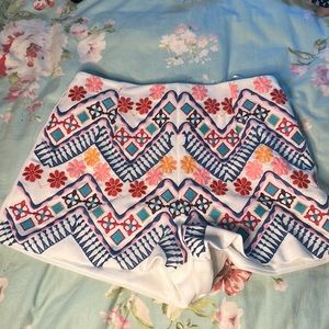 Embroidered shorts from lulus